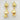 Raiya Raj Forming Gold Plated Austrian Stone Dangler Earrings