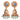 Wearhouse Fashion Blue Beads Dangler Earrings
