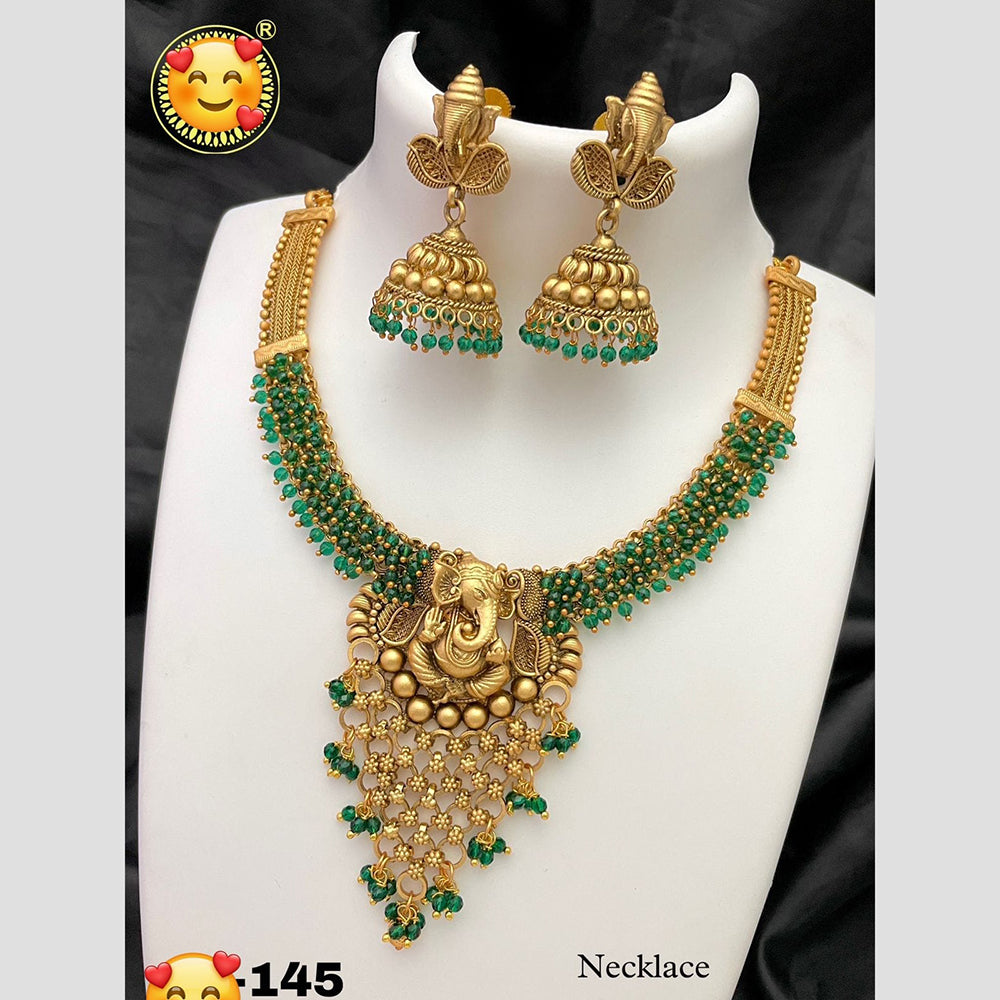 Sai Fashion Gold Plated Necklace Set