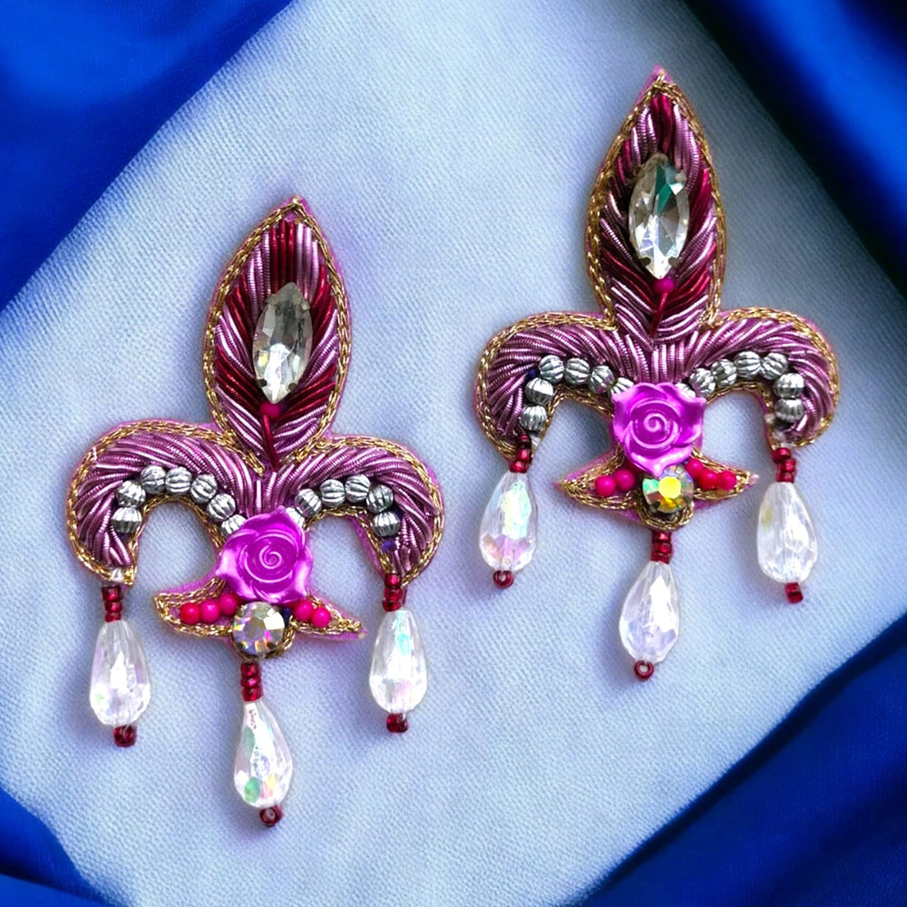 Bhavi Jewels Gold Plated Dangler Earrings