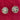 India Art Gold Plated Meenakari Stud Earrings