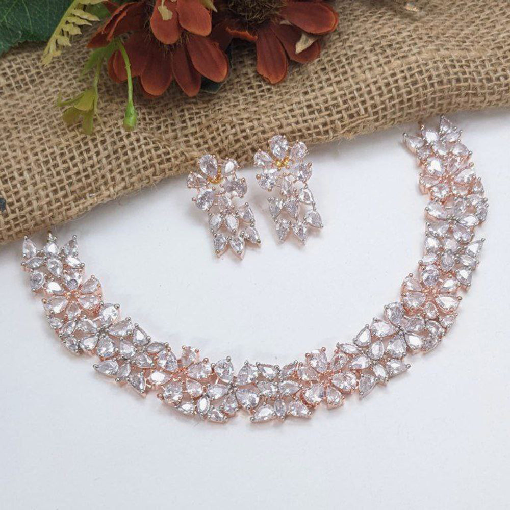 Aamrapali American Diamond Necklace Set