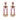 Wearhouse Fashion Gold Plated Kundan Stone Dangler Earrings