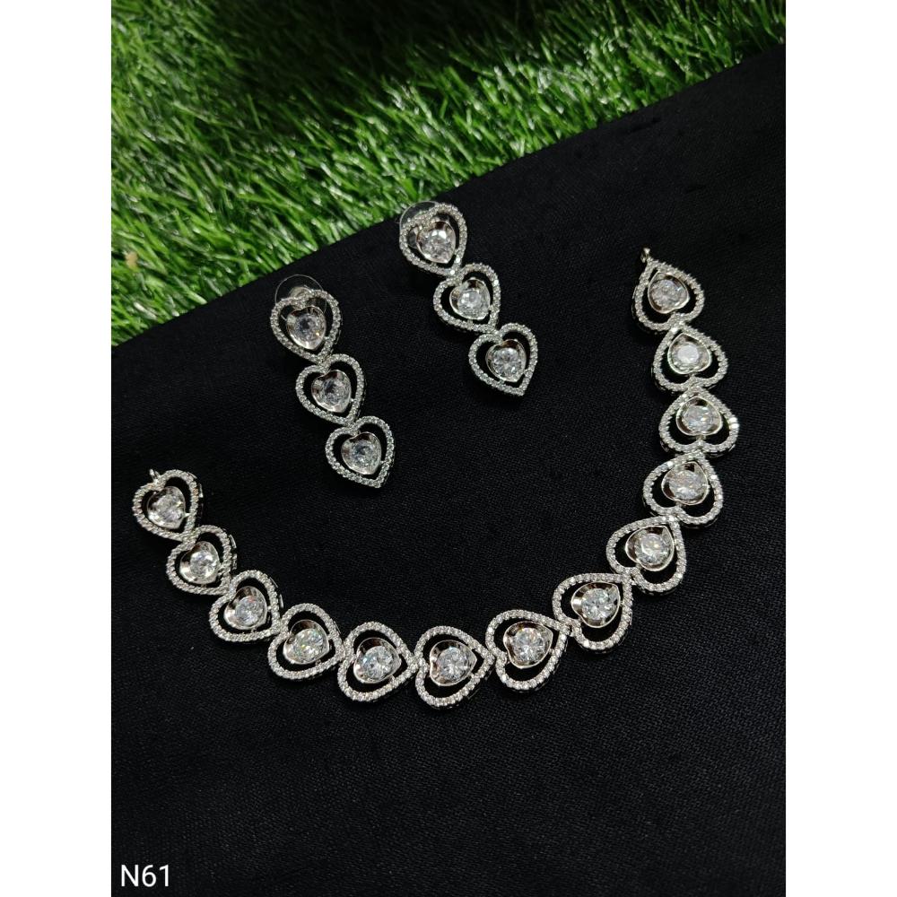 Lucentarts Jewellery Ad Stone Choker Necklace Set