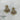 Lucentarts Jewellery Gold Plated Crystal Stone Dangler Earrings