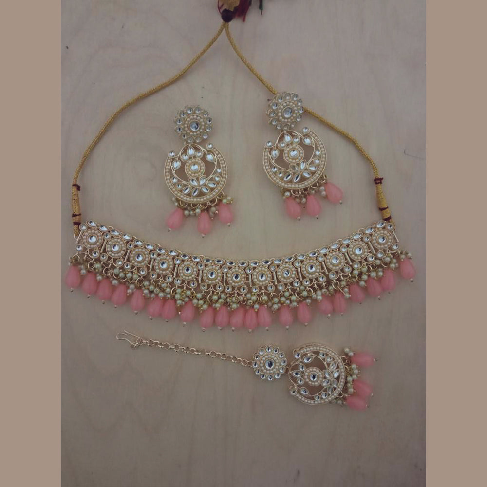 India Art Kundan Choker Necklace Set