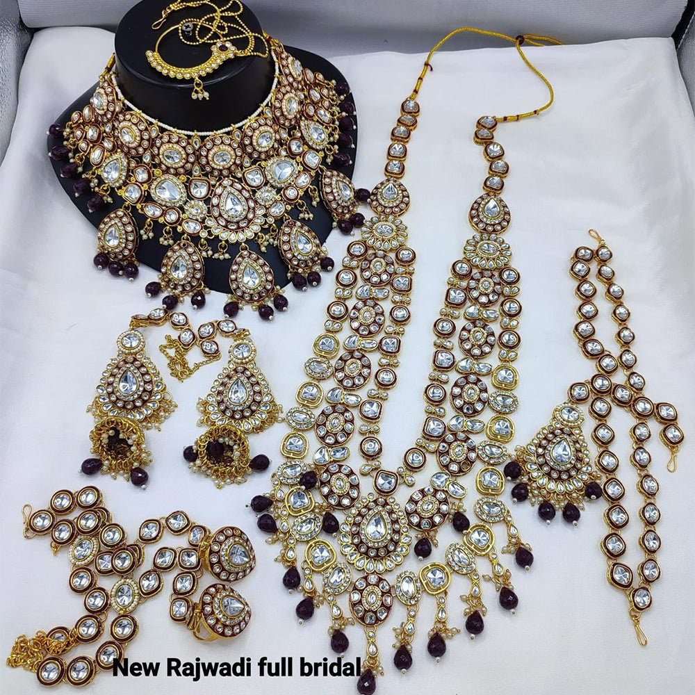 India Art Kundan And Beads Bridal Sets