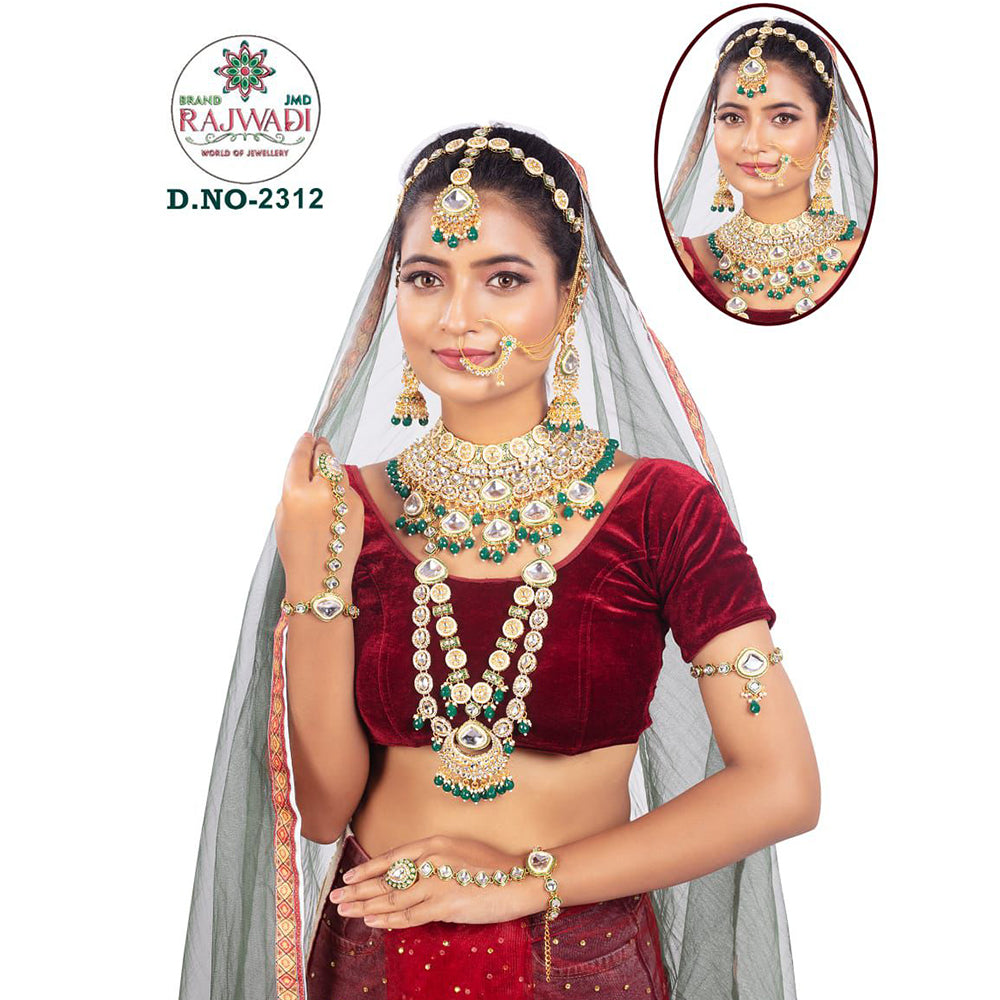 India Art Kundan And Beads Bridal Sets