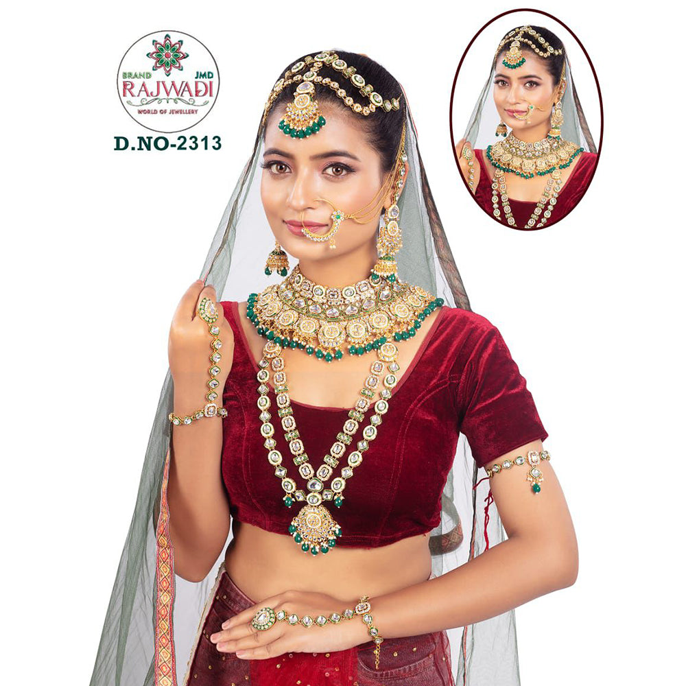 India Art Kundan And Beads Bridal Sets