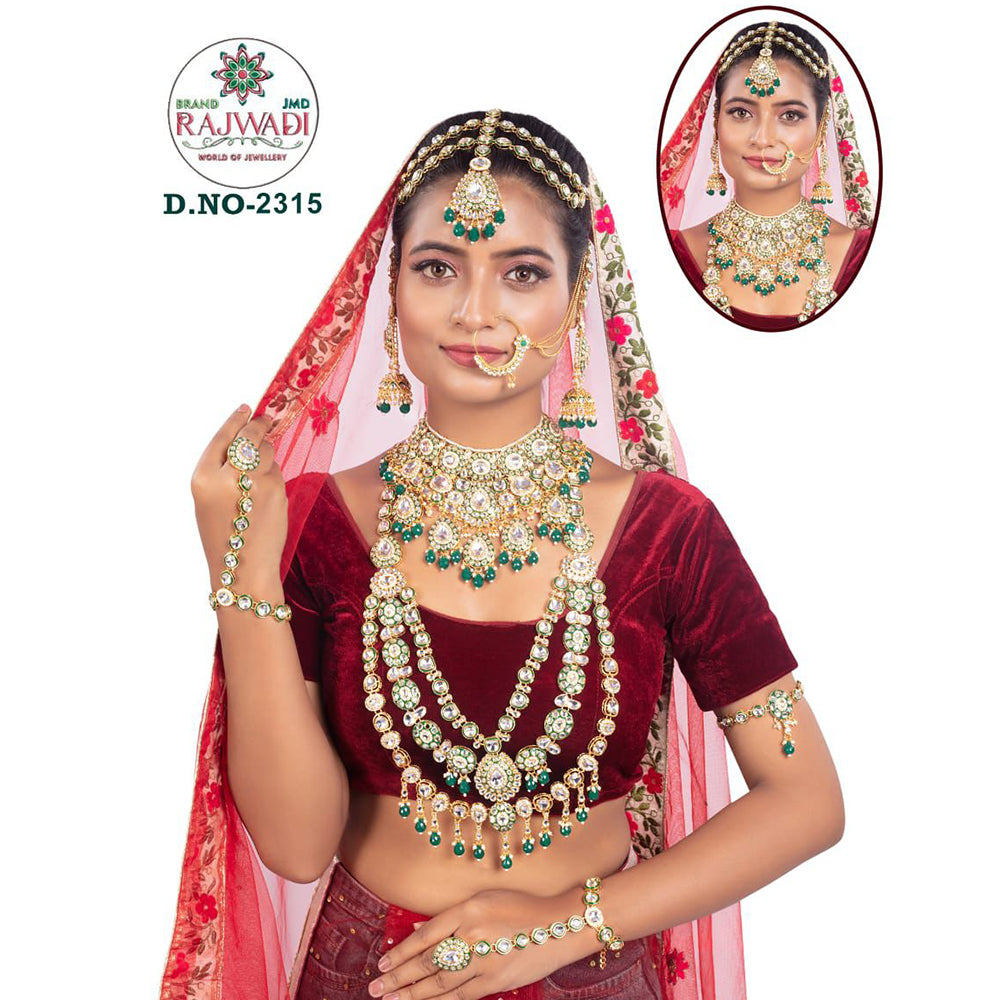 India Art Kundan And Beads Bridal Sets