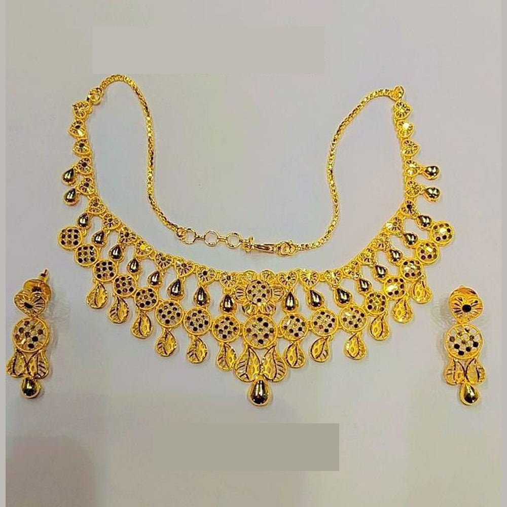 Sunrise Gold Forming Gold  Necklace Set