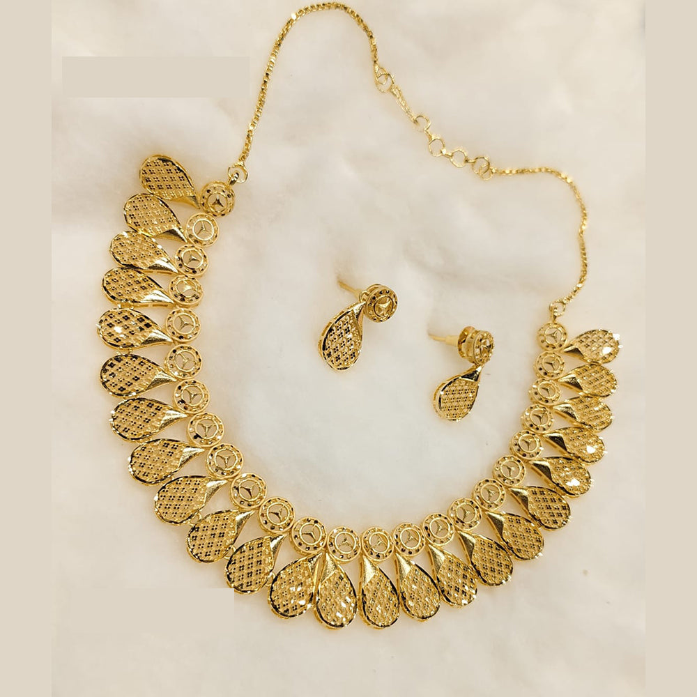 Sunrise Gold Forming Gold  Necklace Set