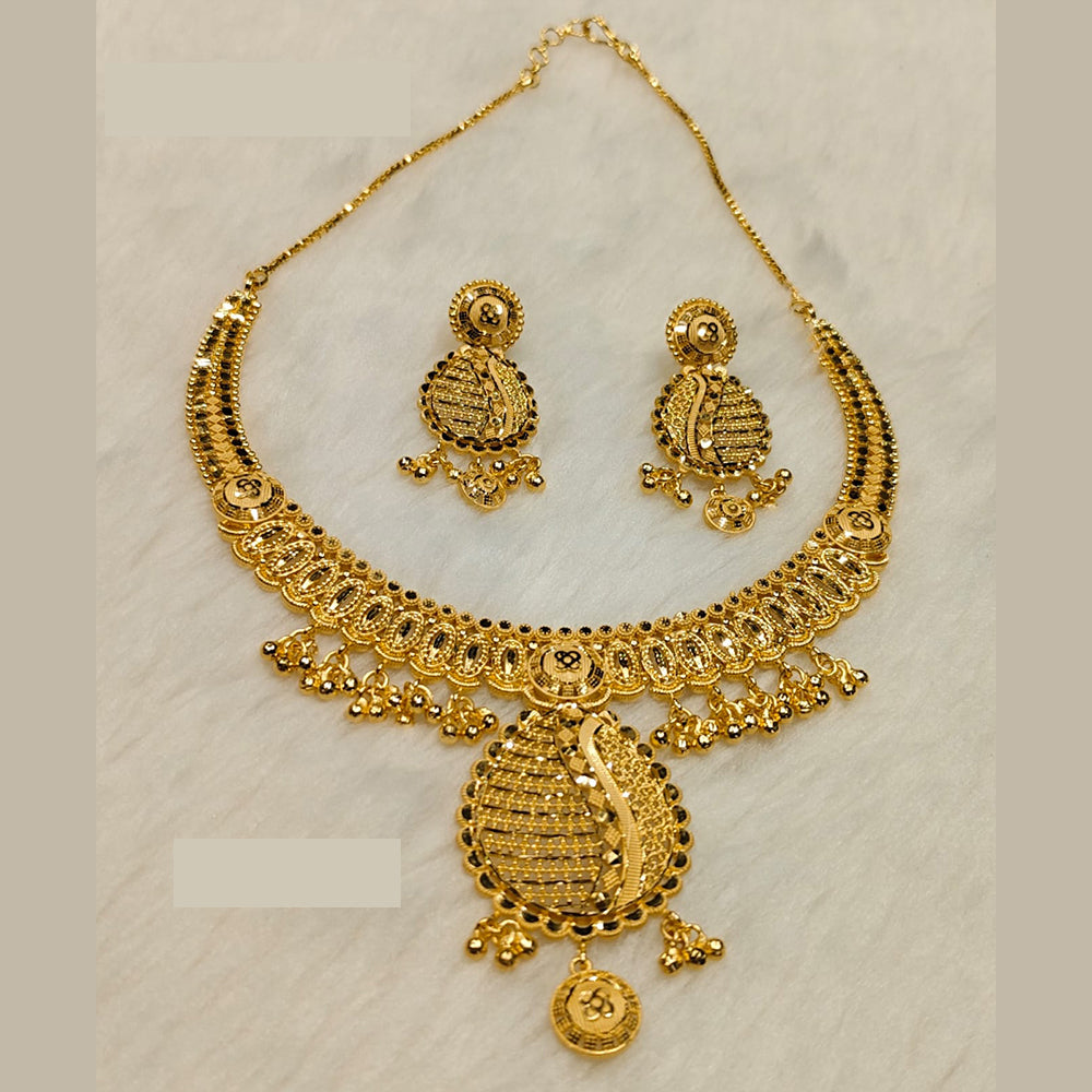 Sunrise Gold Forming Gold  Necklace Set