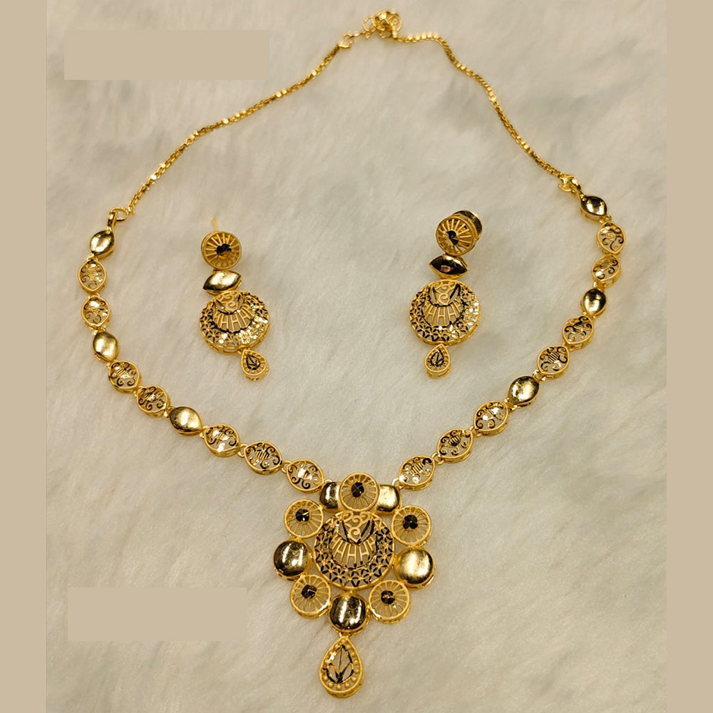 Sunrise Gold Forming Gold  Necklace Set