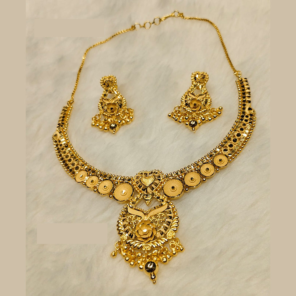 Sunrise Gold Forming Gold  Necklace Set