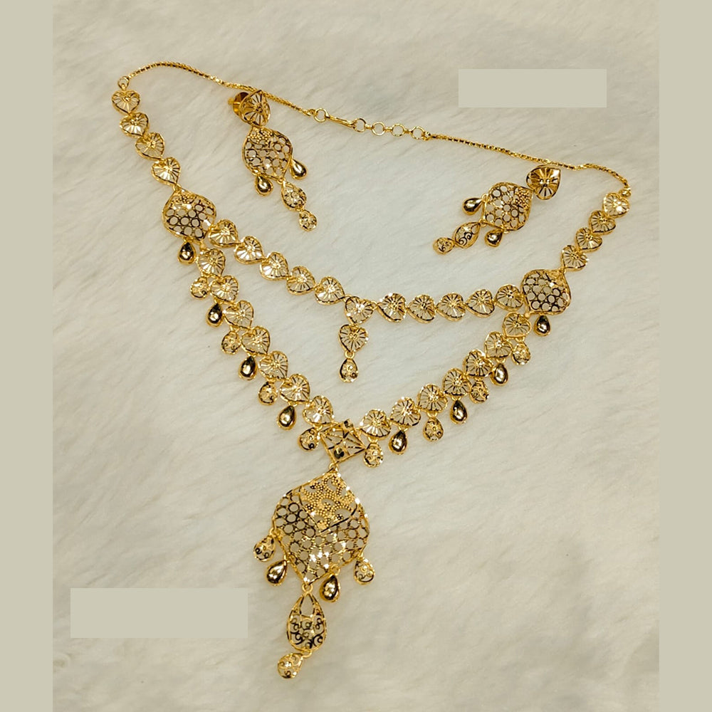 Sunrise Gold Forming Gold  Necklace Set