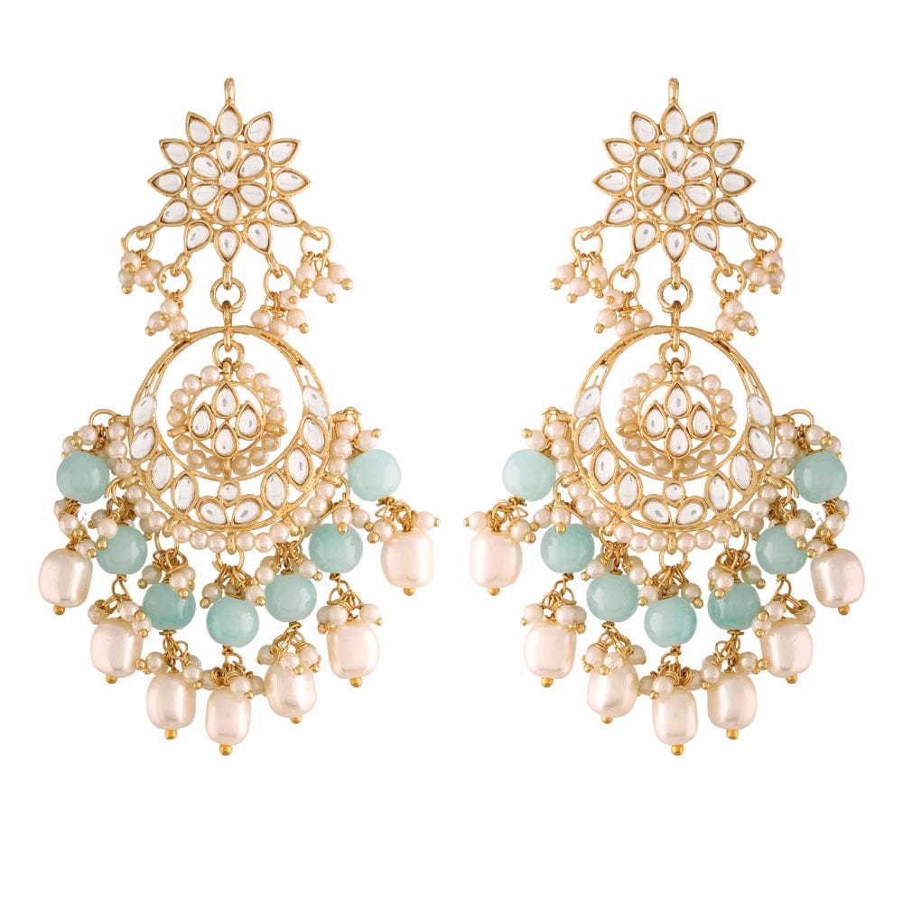 Akruti Collection Kundan Dangler Earrings