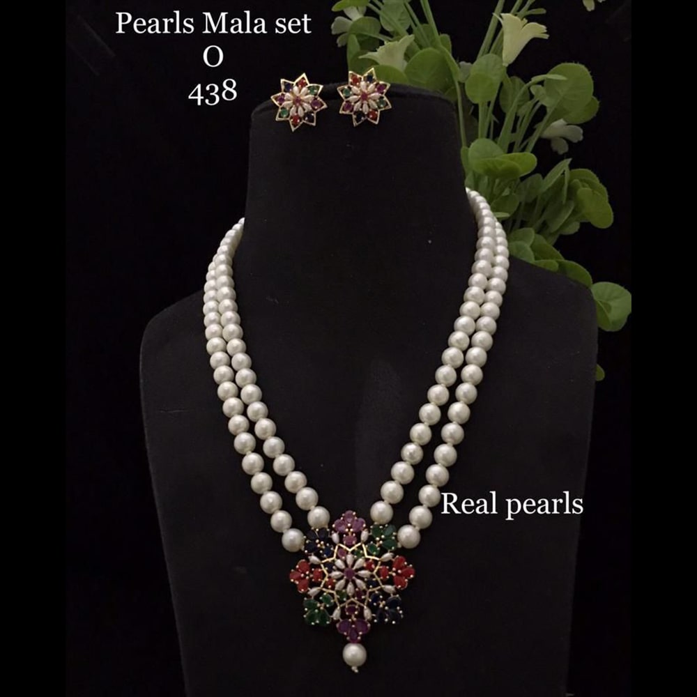 FS Collection Pearl Necklace Set