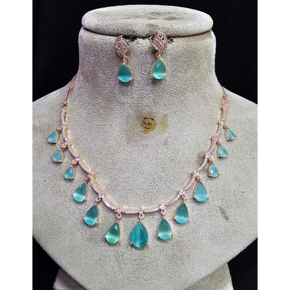 FS Collection Crystal Stone Necklace Set