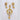 Raiya Raj Forming Gold Plated Austrian Stone Pendant Set
