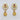 Raiya Raj Forming Gold Plated Austrian Stone Dangler Earrings