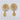 Raiya Raj Forming Gold Plated Austrian Stone Dangler Earrings