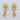 Raiya Raj Forming Gold Plated Austrian Stone Dangler Earrings