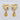 Raiya Raj Forming Gold Plated Austrian Stone Dangler Earrings