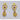 Raiya Raj Forming Gold Plated Austrian Stone Dangler Earrings
