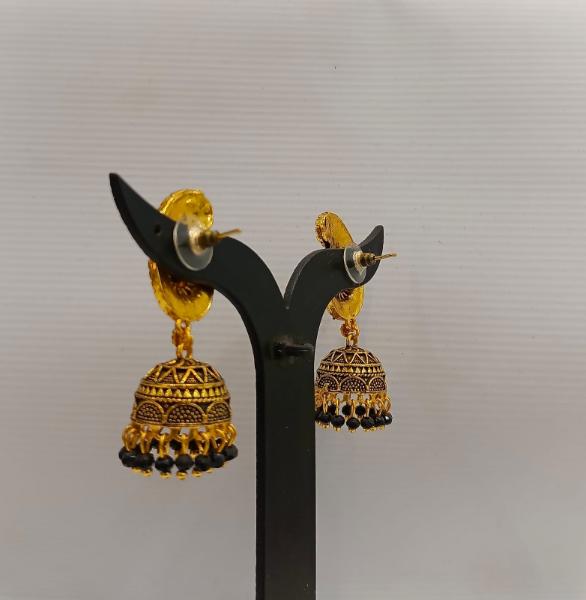 Dariyalal Sales Gold Plated Jhumki Earrings