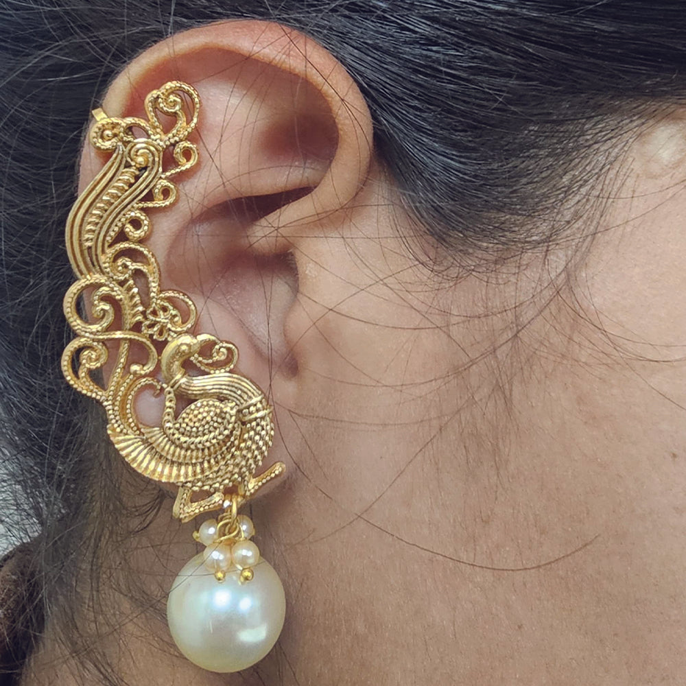 Wearhouse Fashion Gold Plated Ear Cuff