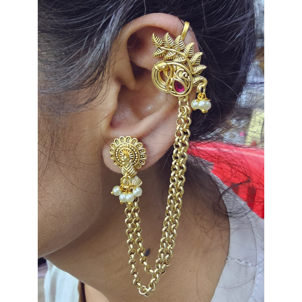 Wearhouse Fashion Gold Plated Ear Cuff