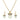 Mahi White Meenakari Work and Crystals Cute Pendant Set