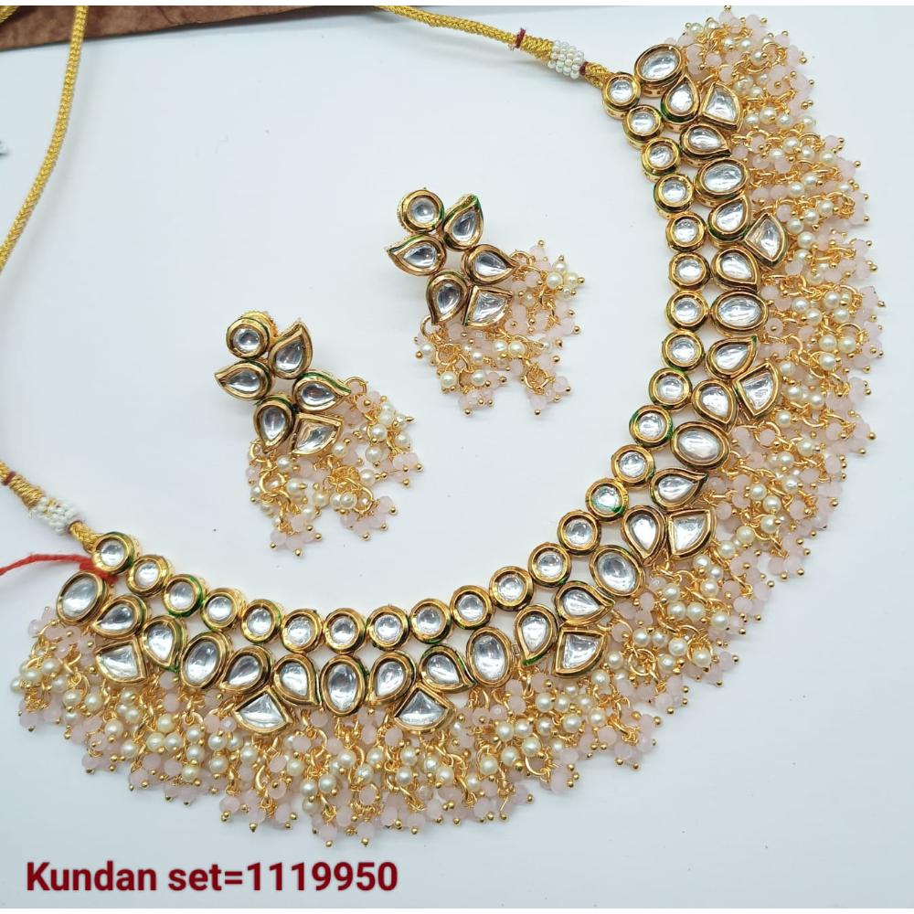 Lucentarts Jewellery Kundan Stone Choker Necklace Set