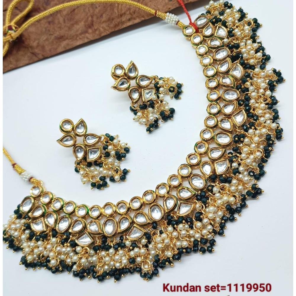 Lucentarts Jewellery Kundan Stone Choker Necklace Set