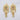 Raiyaraj Gold Plated American Diamond Micro Plated Pack of 3 Dangler Earrings