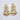 Raiyaraj Gold Plated American Diamond Micro Plating Pack of 3 Dangler Designer Earrings